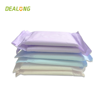 senhora não tecida Fresh Sanitary Pads de 240mm para a superfície do algodão do uso do dia das mulheres