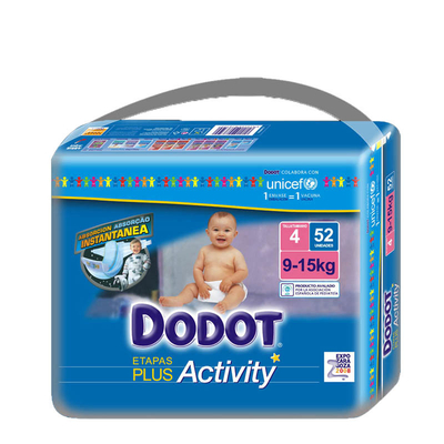 A absorvência infantil de papel dos tecidos do bebê de SAP retira o núcleo de grandes calças do tecido com fita mágica