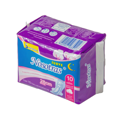 Almofadas maxi da higiene das mulheres voadas das almofadas menstruais 290mm do algodão