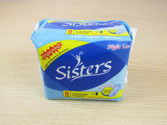 O guardanapo sanitário durante a noite acolchoa 320mm Maxi Pads For Lady ultra fino