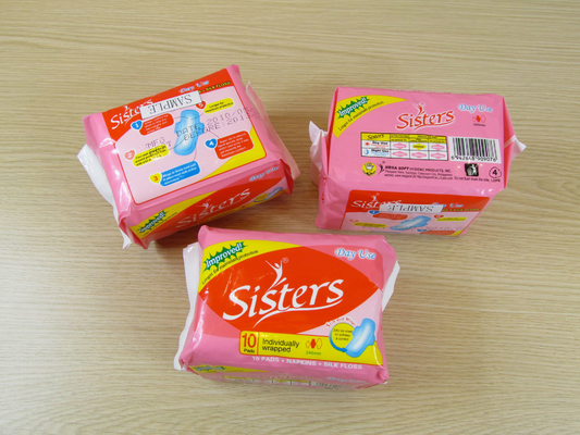 Envolver o guardanapo sanitário acolchoa almofadas menstruais da tela absorvente impermeável