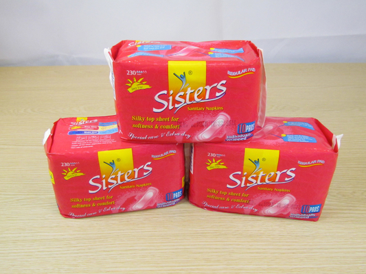 O guardanapo sanitário durante a noite acolchoa 320mm Maxi Pads For Lady ultra fino