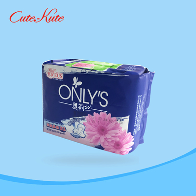 As almofadas sanitárias durante a noite Wingless femininos diluem ultra a absorvência super