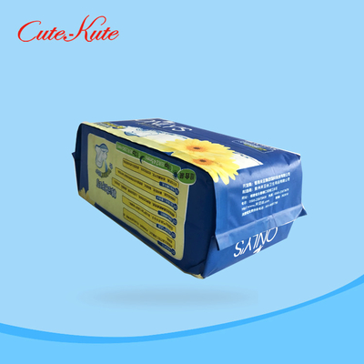 Asas extra do aníon fino super descartável de bambu macio das almofadas sanitárias