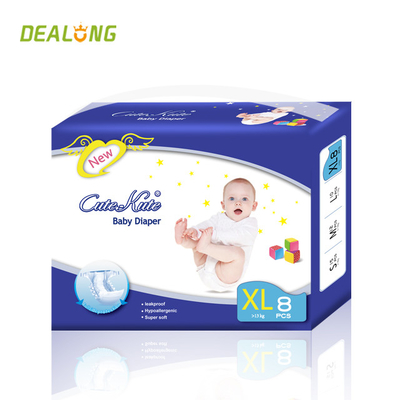 Tecidos descartáveis unisex impressos do tecido absorvente super do polímero recém-nascidos