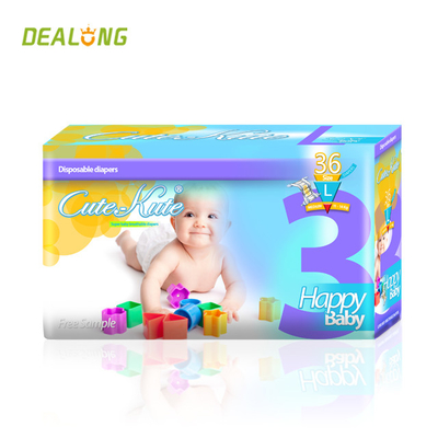 Tecidos descartáveis unisex impressos do tecido absorvente super do polímero recém-nascidos
