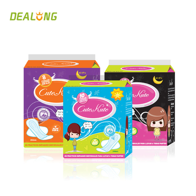 A senhora confortável Care Sanitary Napkin das almofadas sanitárias 270mm das mulheres imprimiu