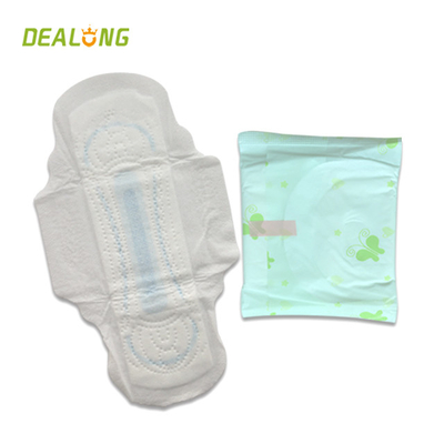 as almofadas do guardanapo sanitário de 155mm voam o aníon liso para a senhora Day Use