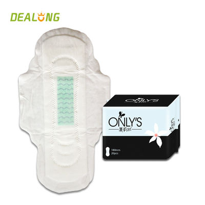 Almofadas sanitárias Maxi Pads Printed High Absorbency do algodão orgânico de 100%