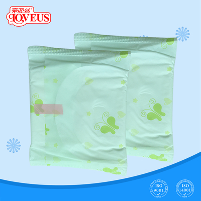 Almofadas sanitárias do algodão macio macio super absorvente do guardanapo sanitário 245mm confortáveis