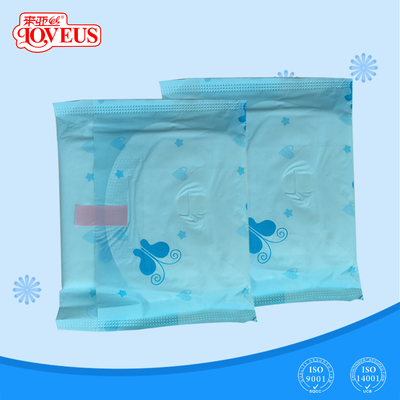 Almofadas sanitárias do algodão macio macio super absorvente do guardanapo sanitário 245mm confortáveis