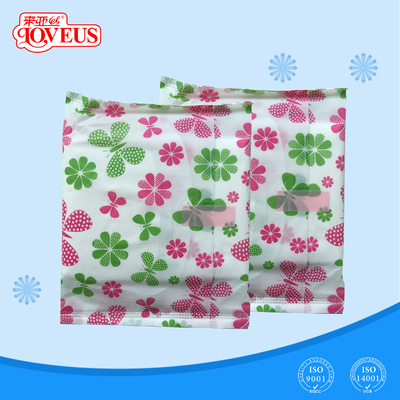 filme puro Maxi Sanitary Napkins do PE das almofadas sanitárias do algodão de 280mm