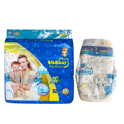 Tecido descartável Clothlike Backsheet do bebê da fita mágica com a faixa elástica grande