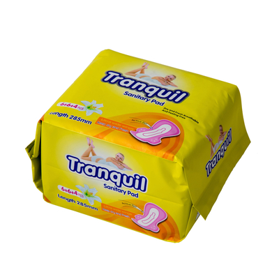 Almofadas sanitárias absorventes super de Maxi Pads Polymers Mint Herbal