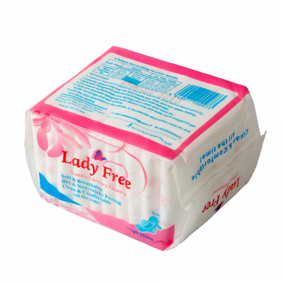 OEM fino super dos guardanapo sanitários 150ml das senhoras/própria superfície lisa do tipo
