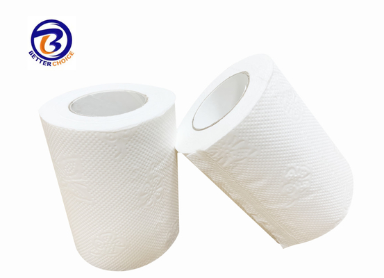 Rolo de papel descartável 15 G/M H 9CM do tecido do toalete confortável macio