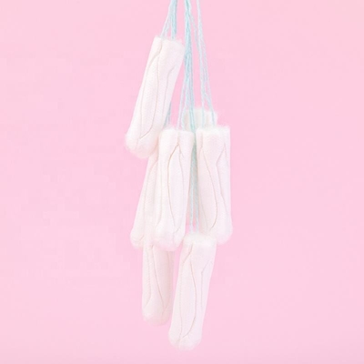 Tampões de algodão orgânico biodegradável para menstruação e higiene feminina